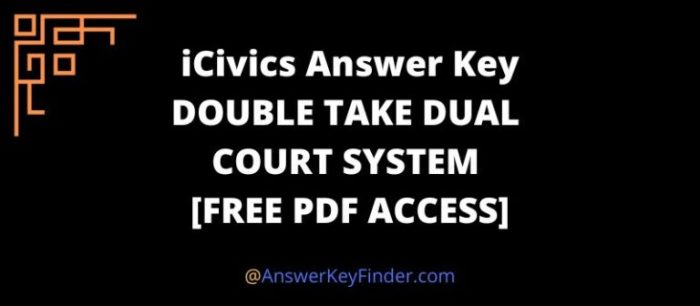 Icivics double take: dual court system worksheet answers