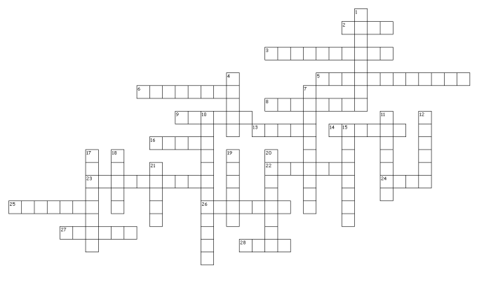 The solar system crossword puzzle answer key